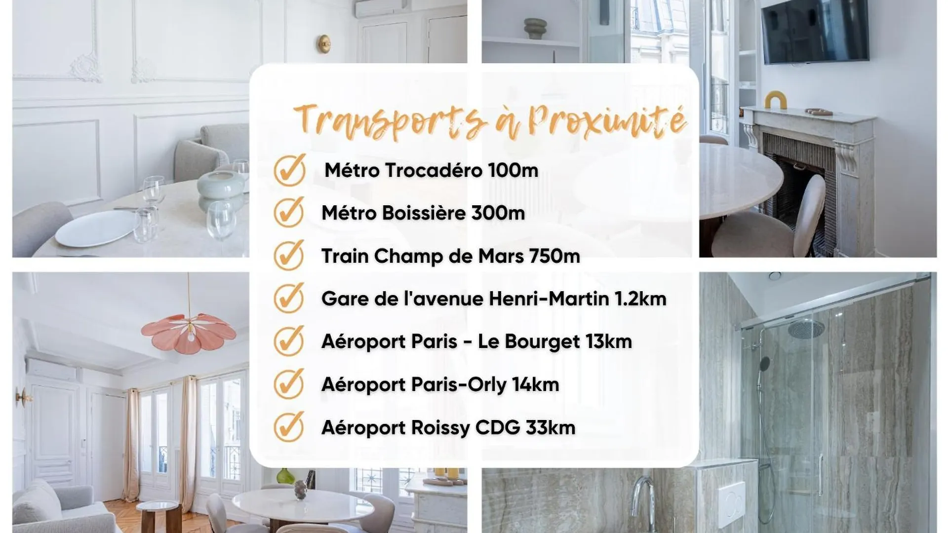 Le Trocadero - 5 Minutes A Pied De La Tour Eiffel - Place Trocadero - 5 Personnes - Cadre Exceptionnel - Entierement Climatise Paris Apartment