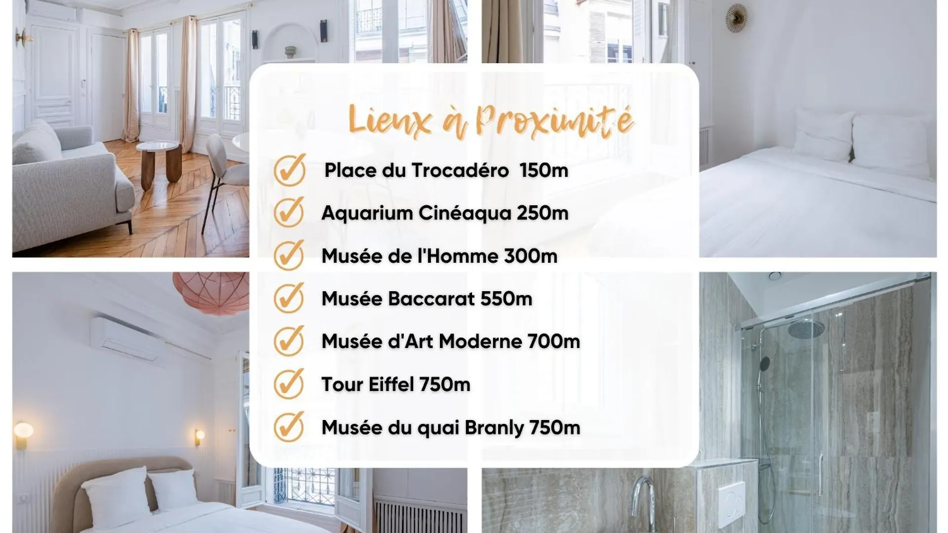 Apartment Le Trocadero - 5 Minutes A Pied De La Tour Eiffel - Place Trocadero - 5 Personnes - Cadre Exceptionnel - Entierement Climatise Paris France